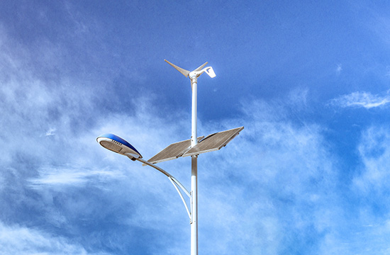 What are the installation steps for solar-powered street lights?